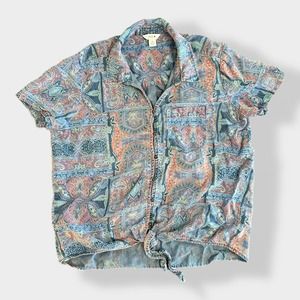 Intro Paisley Floral Byo front Top Size‎ M